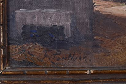 null Fernand PONTHIER (1885-1952).

"Beau jour d'hiver".

Huile sur toile signée...