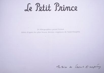 null Antoine de SAINT-EXUPERY (1900-1944).

"Le Petit Prince", exemplaire 686, ed....