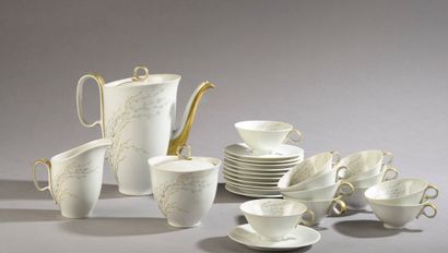 null Parts of glassware and tableware including:



- LIMOGES.

Part of a porcelain...