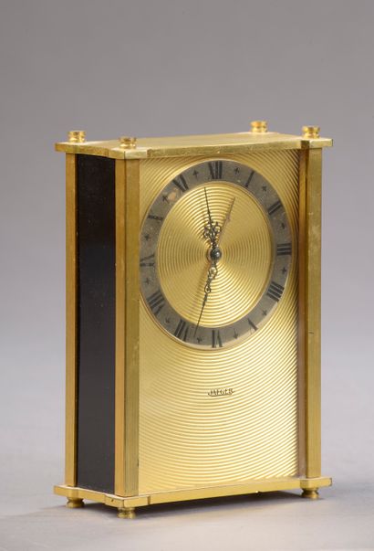 null Two clocks such as :



- JAEGER for HERMÈS.

Rectangular 8-day travel clock...