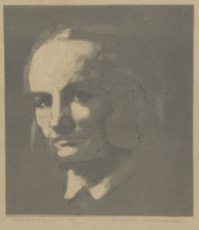 null Jacques BELTRAND (1874-1977).

Verlaine et Baudelaire.

Deux lithographies signées...