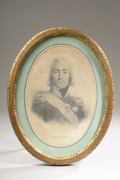null [Antoine-François, comte ANDRÉOSSY (1761-1828) général]. Son PORTRAIT, dessin...