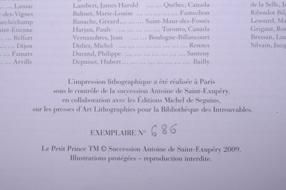 null SAINT-EXUPERY (Antoine de), Le Petit Prince, ed. Michel de Seguins.

Ensemble...
