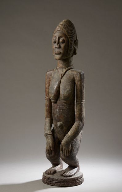 null Maternity carrying her child on her back DOGON, Mali. 



Wood.



Height :...