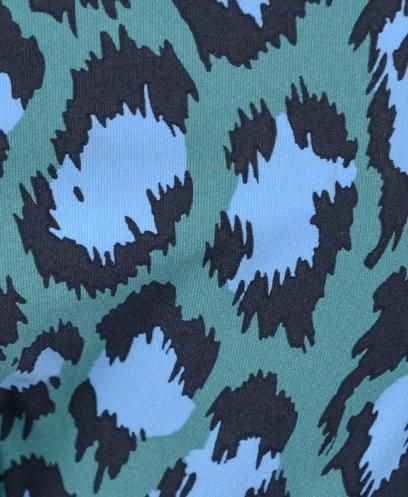 null *DVF - Diane Von Fürstenberg.

Size M, Set includes: blue leopard 2-piece swimsuit...