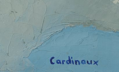 null Jean Claude CARDINAUX (1937-1986)

Abstraction en bleu.

Huile sur toile signée...