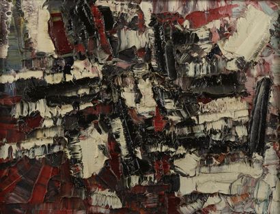 null 
Jean-Paul RIOPELLE (1923-2002).




Composition. 




Oil on canvas.




1950's.




Height...