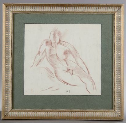 null 
Willy EISENSCHITZ (1889-1974).




Female nude.




Charcoal monogrammed at...
