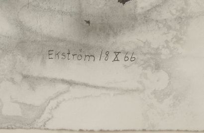 null 
Thea EKSTRÖM (1920-1988).




"Composition".




Aquarelle et encre sur papier...