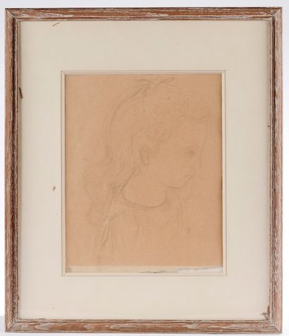 null 
Maurice DENIS (1870-1943).




Portrait of a girl in profile.




Pencil drawing...