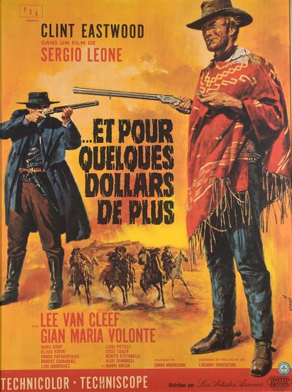 null 
Affiche du film "Et pour quelques dollars de plus" de Sergio Leone (1966) avec...