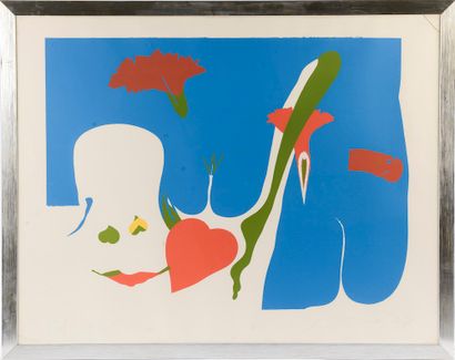 null 
Júlio POMAR (1926-2018).




Composition érotique.




Lithographie signée...