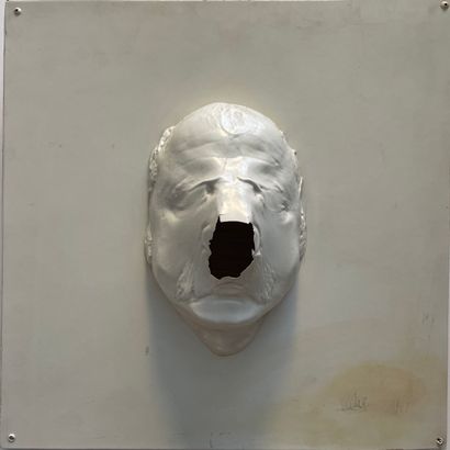 
César BALDACCINI, known as CÉSAR (1921-1998).




Mask-autoportrait.




Thermoformed...