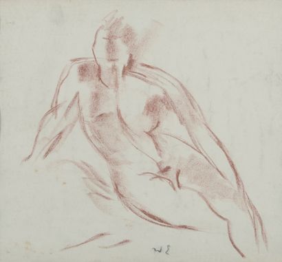  Willy EISENSCHITZ (1889-1974). 
Female nude....