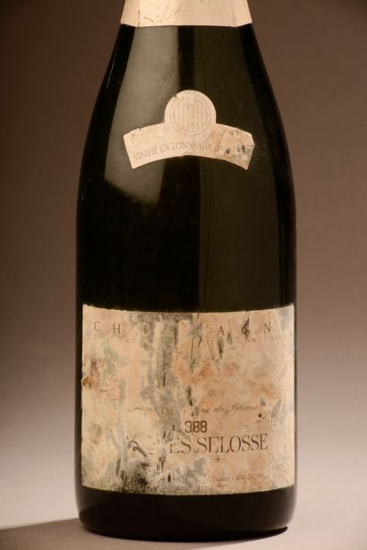  1 bottle CHAMPAGNE "Grand Cru Blanc de Blancs", Jacques Selosse 1988 (vinified in...