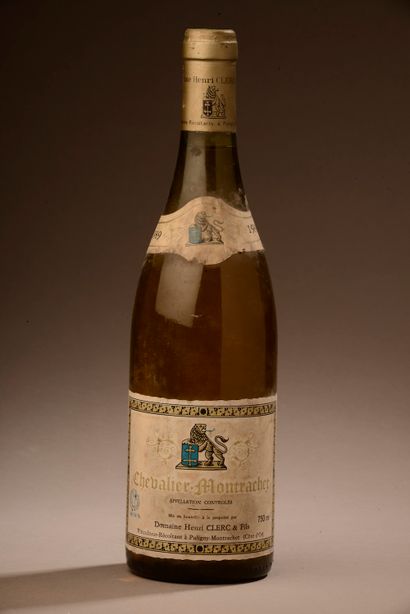 1 bottle CHEVALIER-MONTRACHET, H. Clerc 1989...