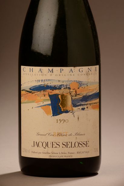 null 1 bouteille CHAMPAGNE "Grand Cru Blanc de Blancs", Jacques Selosse 1990 (elt,...