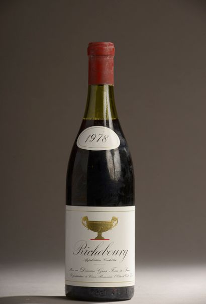 1 bottle RICHEBOURG, Gros F S 1978 (LB, cracked...