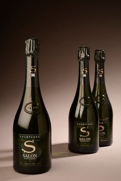  3 bottles CHAMPAGNE "S", Salon 1996