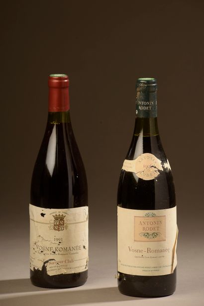 2 bottles VOSNE-ROMANÉE (A. Rodet 1996 ela,...
