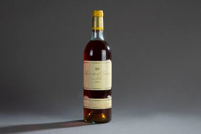 null 1 bouteille Château D'YQUEM, 1° cru supérieur Sauternes 1978 (LB)