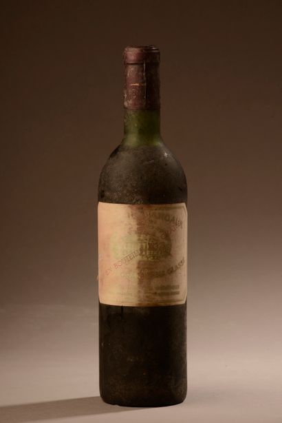 null 1 bouteille Château MARGAUX, 1° cru Margaux 1970 (ett, TLB)