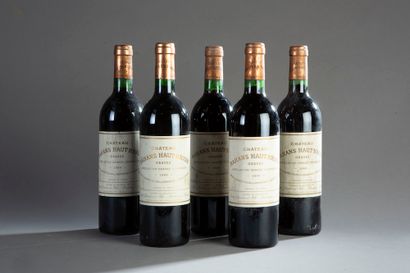 5 bouteilles Château BAHANS-HAUT-BRION, Pessac-Léognan...