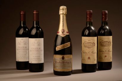 4 bottles of MEDOC and HAUT-MEDOC (1992 and...