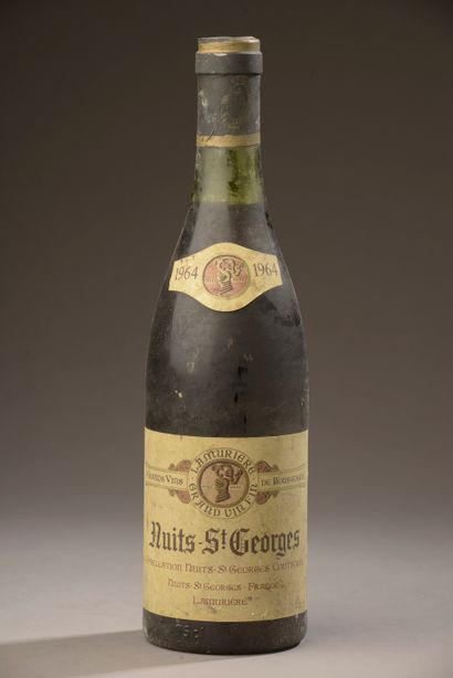 1 bouteille NUITS-ST-GEORGES Larmurière 1964...