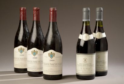 null 5 bottles BOURGOGNE "Passetougrains", 1999