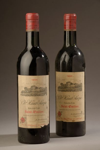null 2 bottles Château HAUT SARPE, St-Émilion 1959 (es, J)