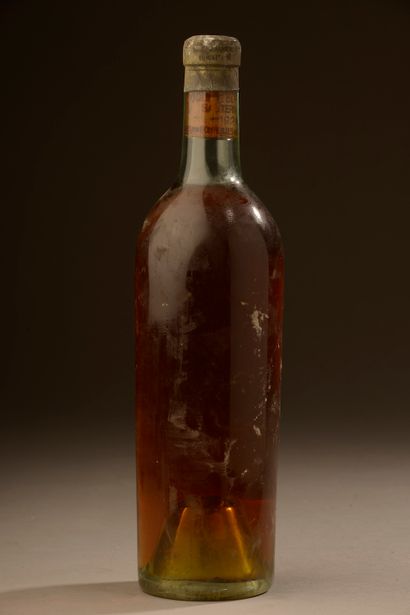  1 bouteille Château RAYNE-VIGNEAU, 1° cru Sauternes 1924 (SE, TLB, bouchon bien...