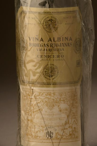 null 1 bottle RIOJA "Vieja Reserva", Viña Albina 1942 (B)