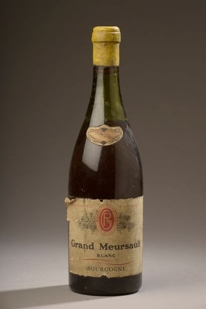 1 bouteille MEURSAULT Gayet Renard 1929 (LB,...