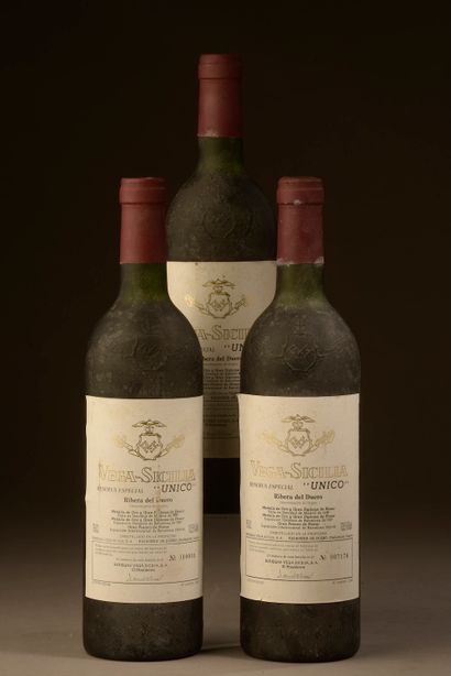 null 3 bouteilles RIBERA DEL DUERO "Reserva Especial Unico", Vega Sicilia (es, elt,...