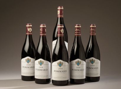 6 bottles POMMARD R. Rossignol-Champgarnier...