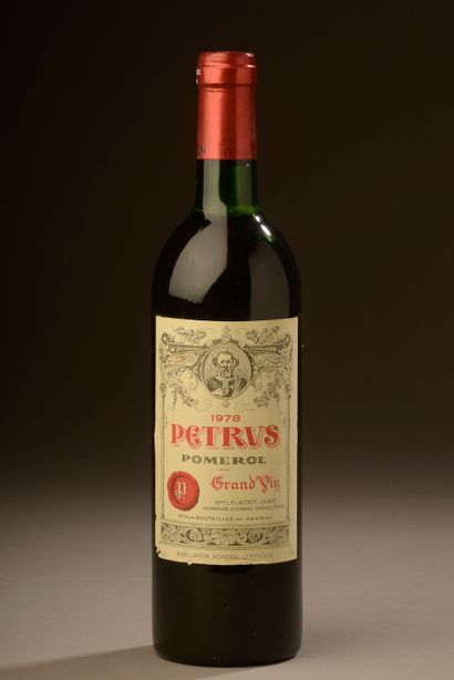 1 bouteille PETRUS, Pomerol 1978 (etla, TLB,...