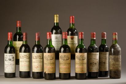 12 bouteilles SAINT-ÉMILION (es, elt, Grandes...