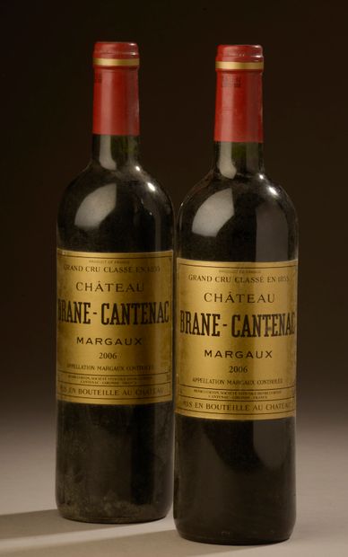 2 bottles Château BRANE-CANTENAC, 2° cru...
