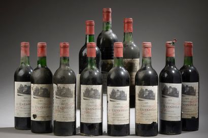 11 bottles Château L'ÉVANGILE, Pomerol 1975...