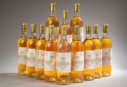12 bottles Château FILHOT, 2° cru Sauternes...