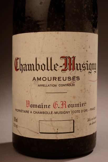 null 1 bouteille CHAMBOLLE-MUSIGNY "Les Amoureuses 1er cru", G. Roumier 1983 (elt,...