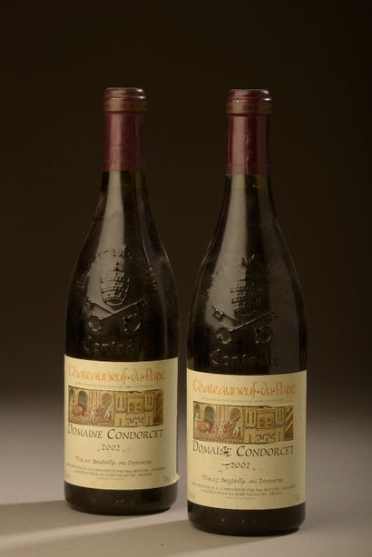 2 bottles CHÂTEAUNEUF-DU-PAPE Domaine Condorcet...