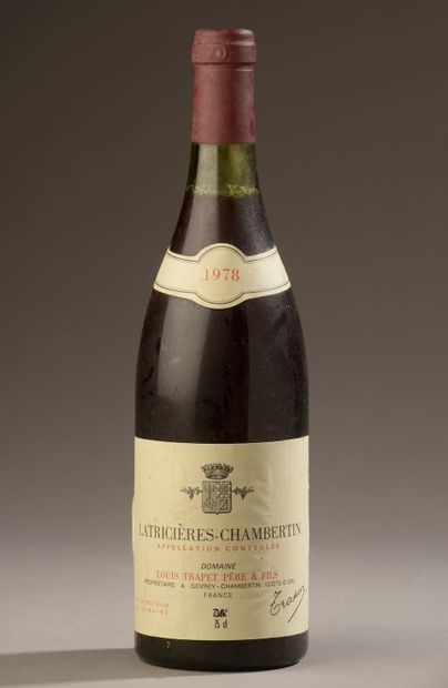 1 bottle LATRICIÈRES-CHAMBERTIN, L. Trapet...