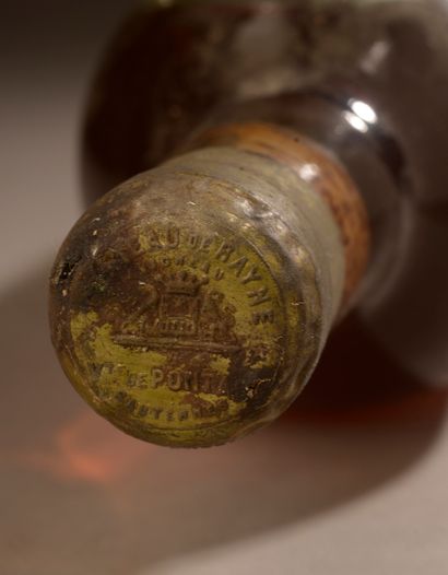 null 1 bouteille Château RAYNE-VIGNEAU, 1° cru Sauternes 1924 (SE, B, bouchon bien...
