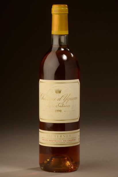 null 1 bouteille Château D'YQUEM, 1° cru supérieur Sauternes 1990