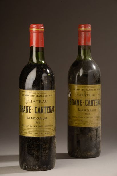 2 bouteilles Château BRANE-CANTENAC, 2° cru...