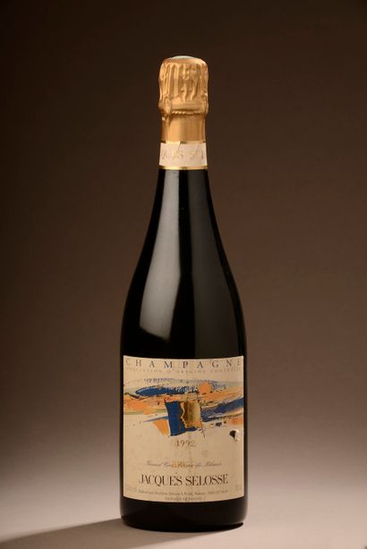 null 1 bouteille CHAMPAGNE "Grand Cru Blanc de Blancs", Jacques Selosse 1992 (elt,...
