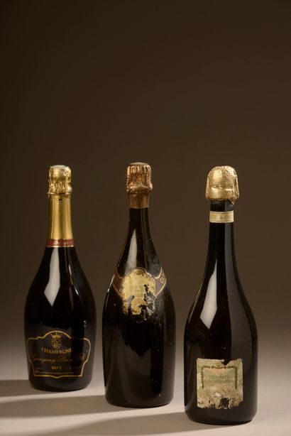 3 bouteilles PRODUITS CHAMPENOIS (Marc de...