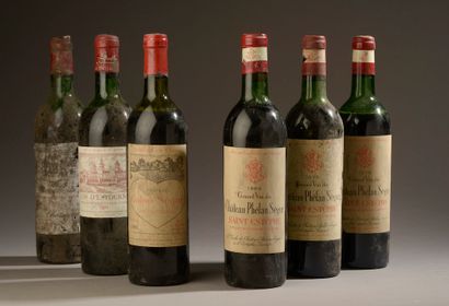 6 bouteilles SAINT-ESTÈPHE (es, et, 3 Phélan-Ségur,...